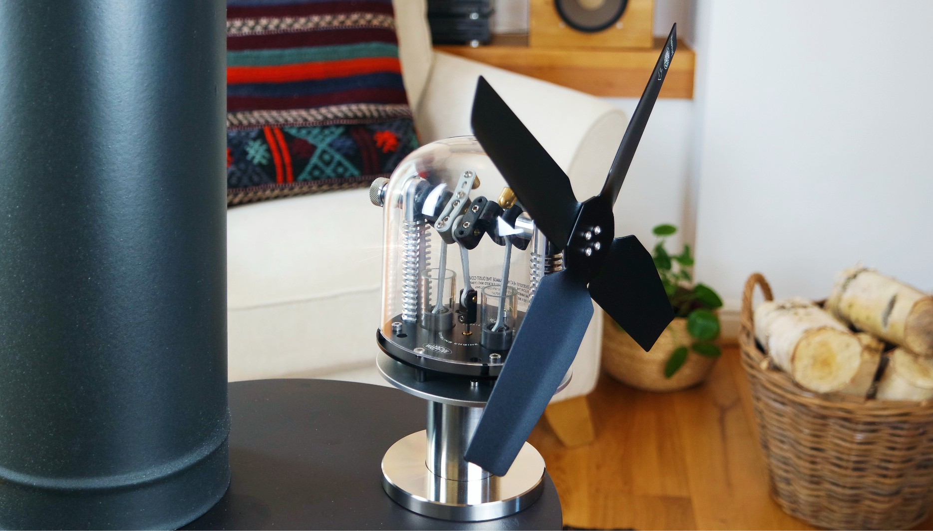 Home | Warpfive Fans |Precision Stirling Engine Stove Fans