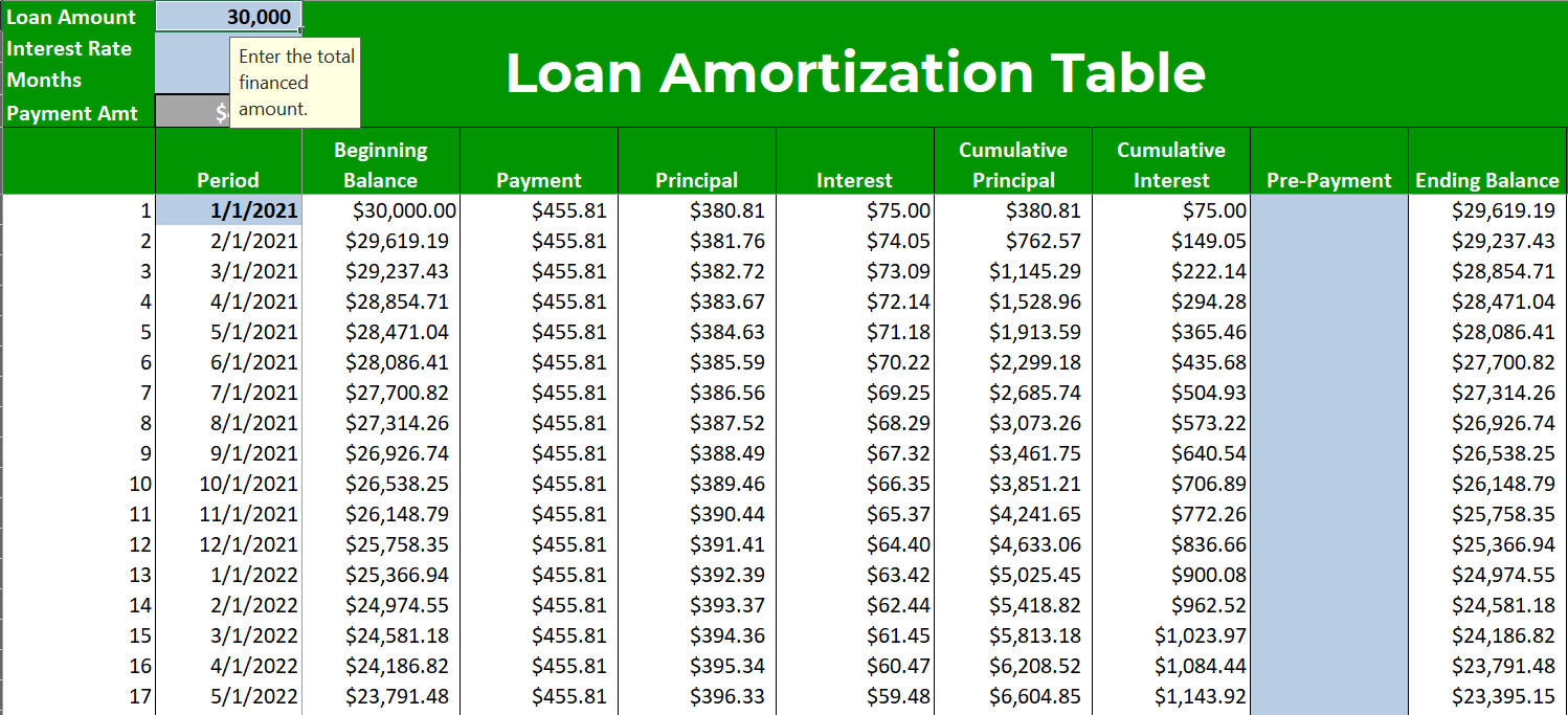 Mastering Amortization Tables With Excel