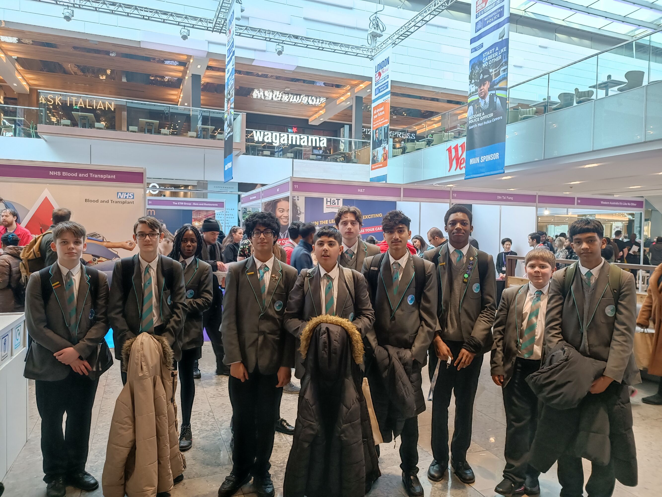Year 10 Visit to Stratford Westfield for the London Job Show News