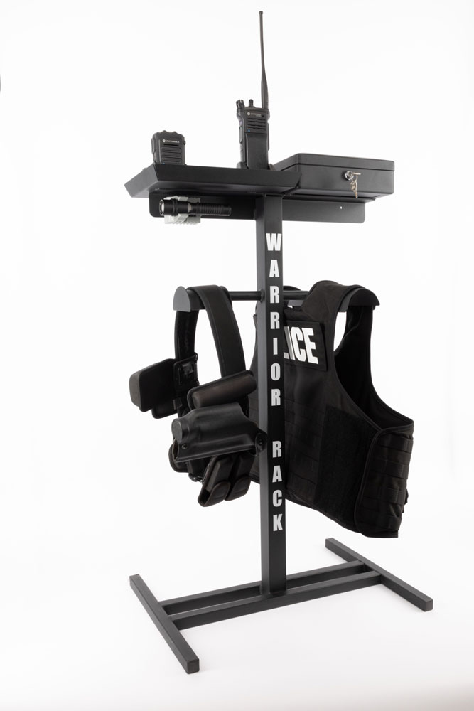 Warrior Rack Tray and Lock Box unit with FREE CUSTOM GRAPHICS, does NOT