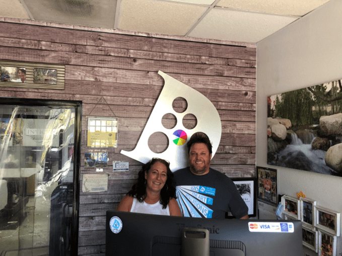 Option D Graphics donated Warrior Village Project banners Warrior