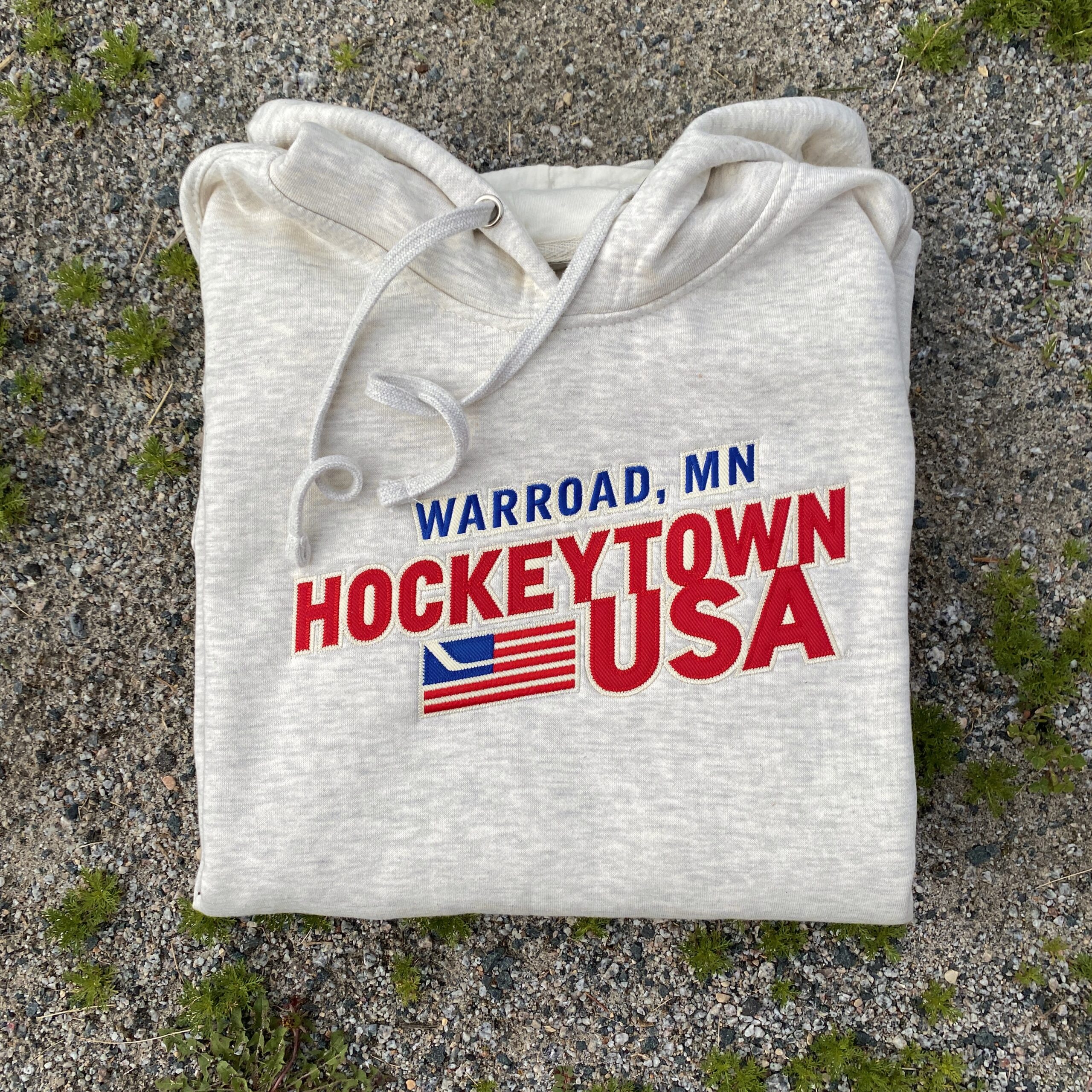 HockeytownUSA Cotton Blend Hoodie Extended Sizes Warroad Threads