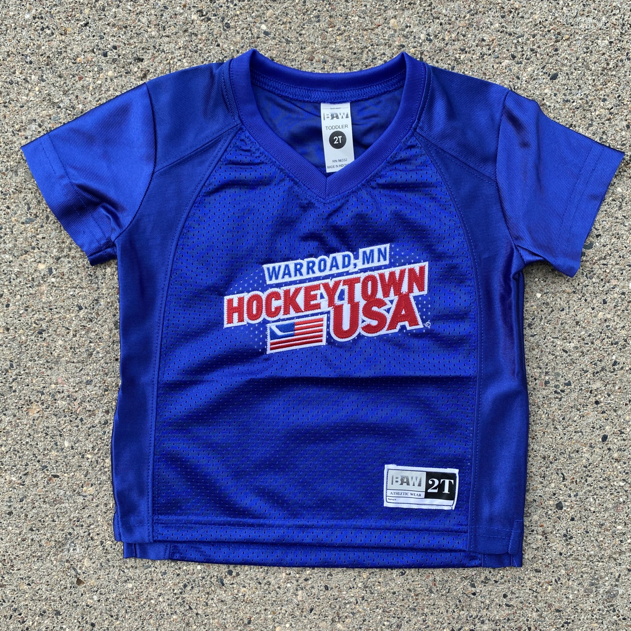Hockeytown USA Toddler Jersey Warroad Threads, Warroad, MN