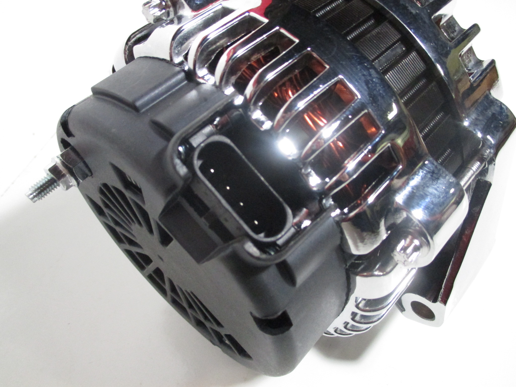 High Output GM Alternator F Body LS1 or Trucks 180 amp Chrome