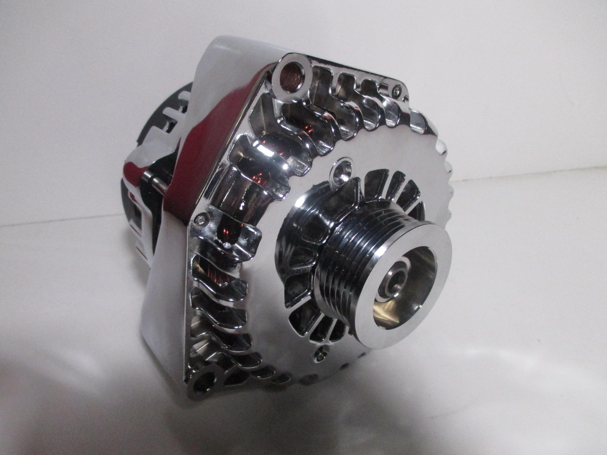 High Output GM Alternator F Body LS1 or Trucks 180 amp Chrome