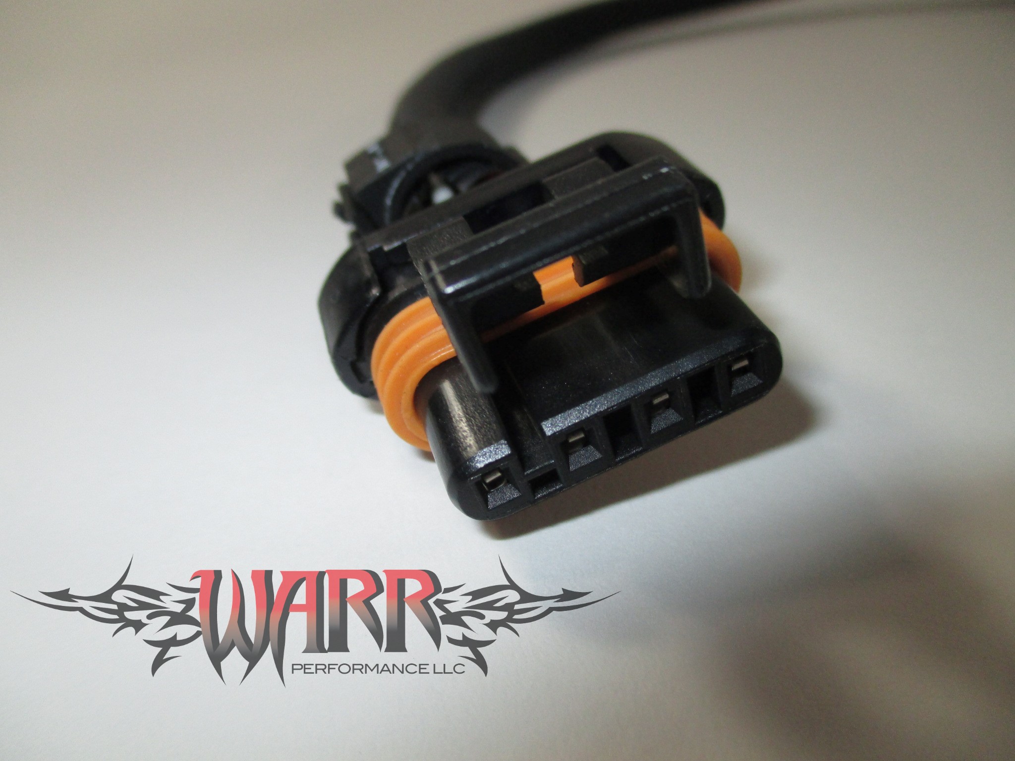 Two 12″ GM LS1 Oxygen O2 Sensor Extension Harnesses 4 Wire Flat