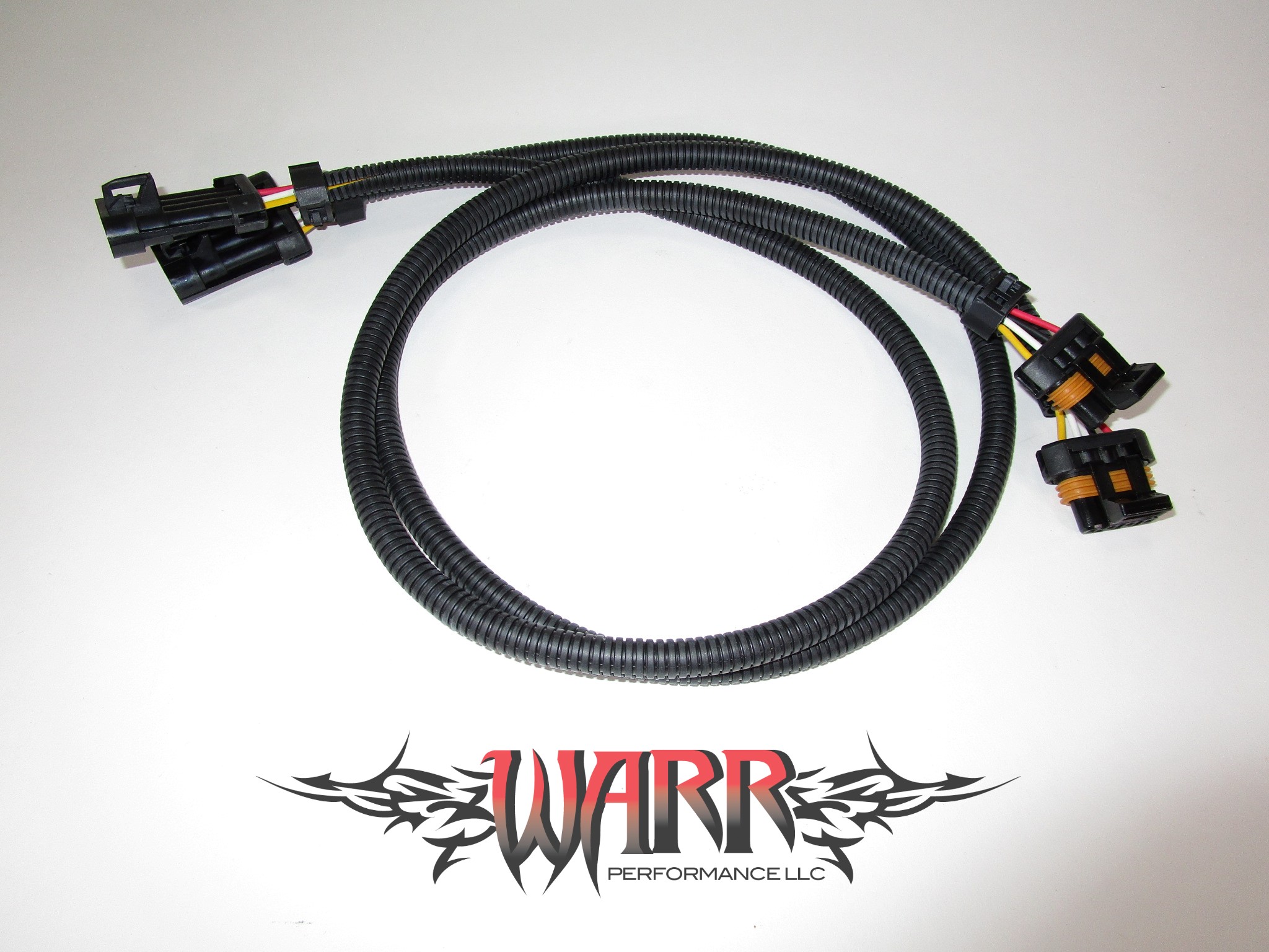 Two 36″ GM LS1 Oxygen O2 Sensor Extension Harnesses 4 Wire Flat