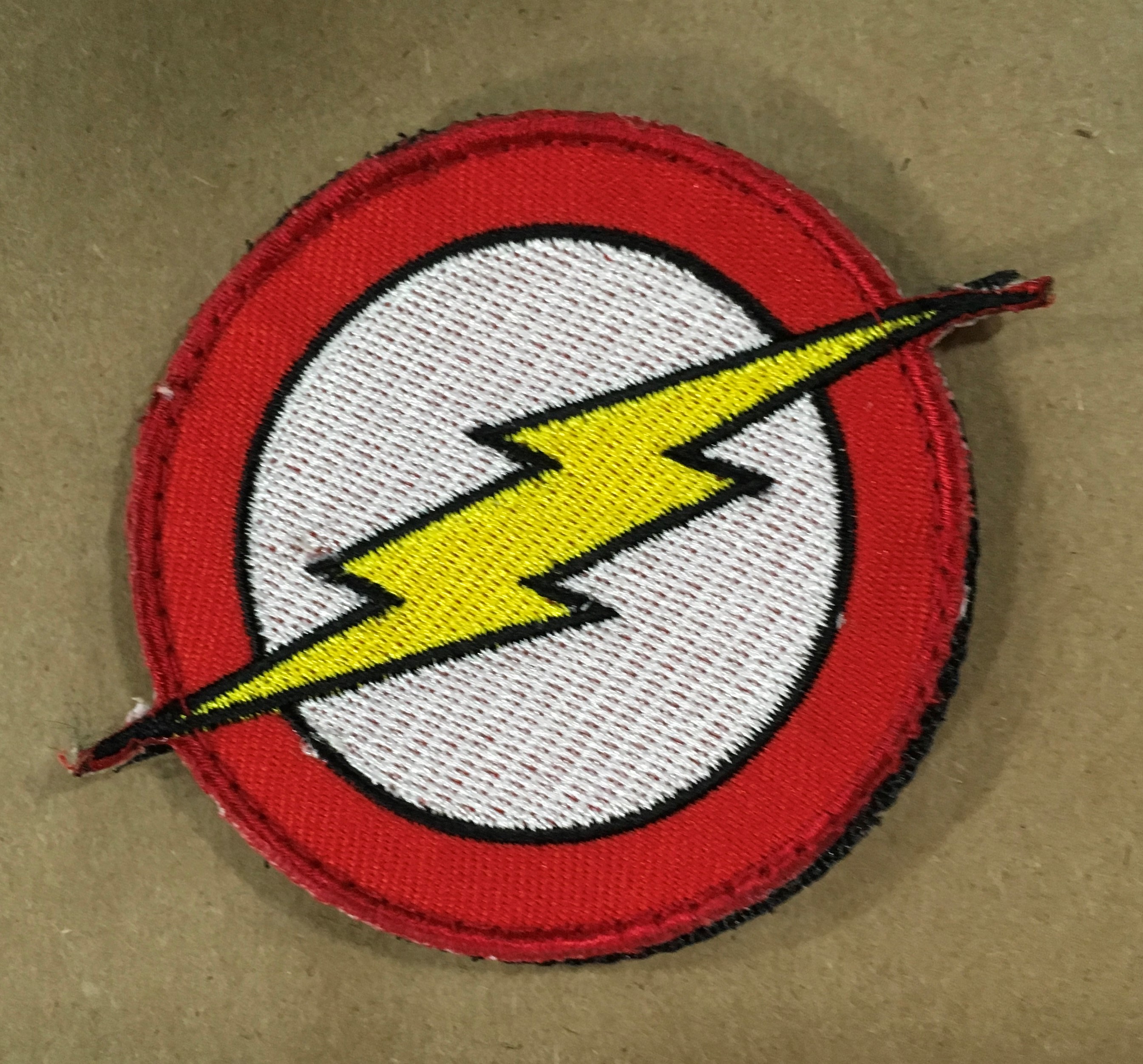 DC Comics Flash Lightning Bolt Logo Emblem Patch