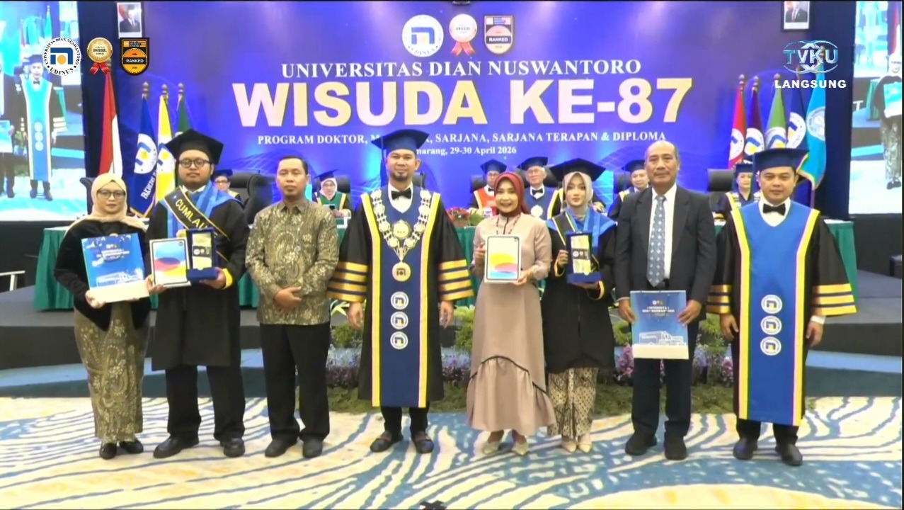 Wisuda ke-87 Hari Kedua, Udinus Lepas Wisudawan Siap Hadapi Era Digital