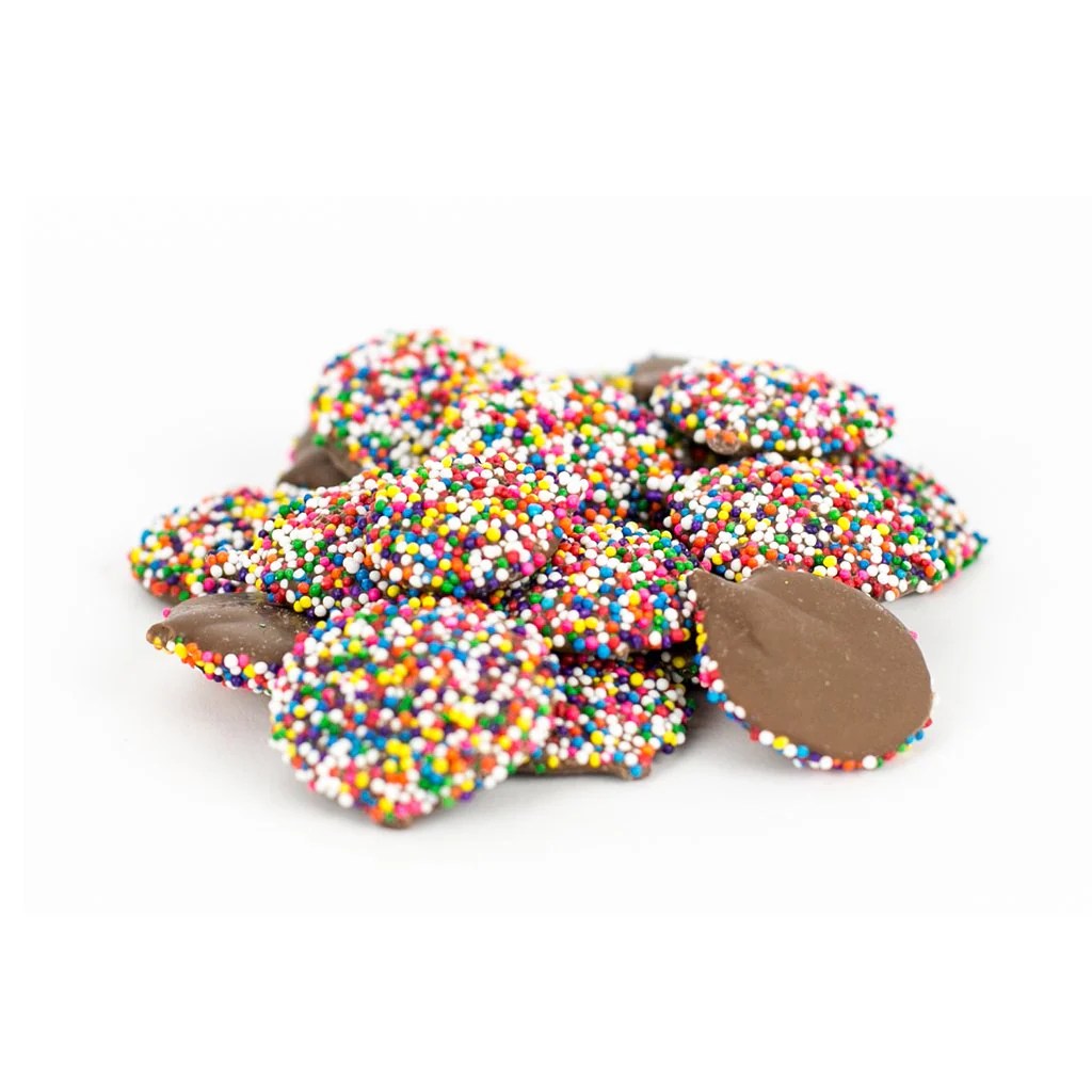 Chocolate Rainbow Nonpareils Warwick Chocolate Company