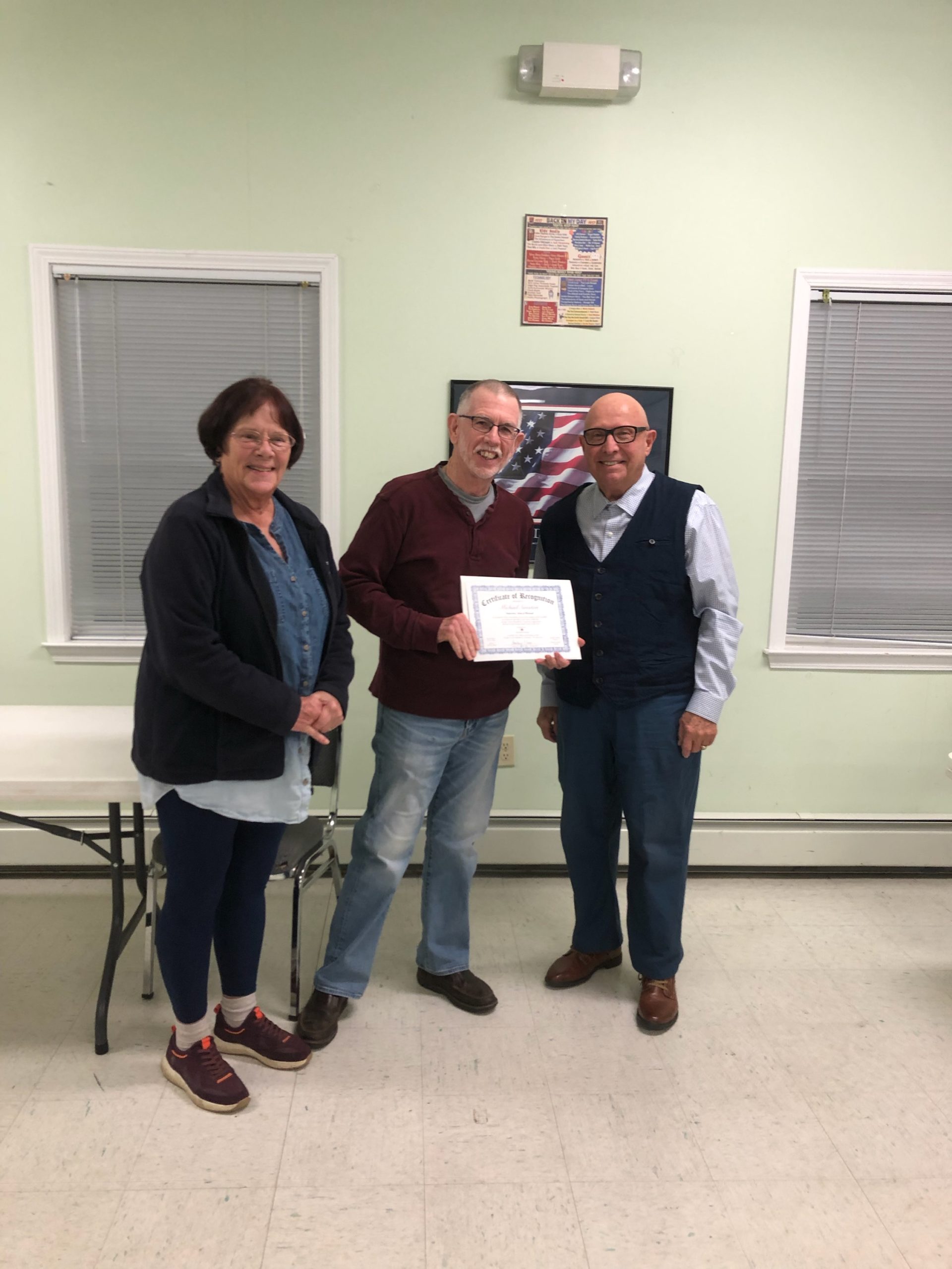 Award given to Mike Sweeton from Orange County Republican Committee for