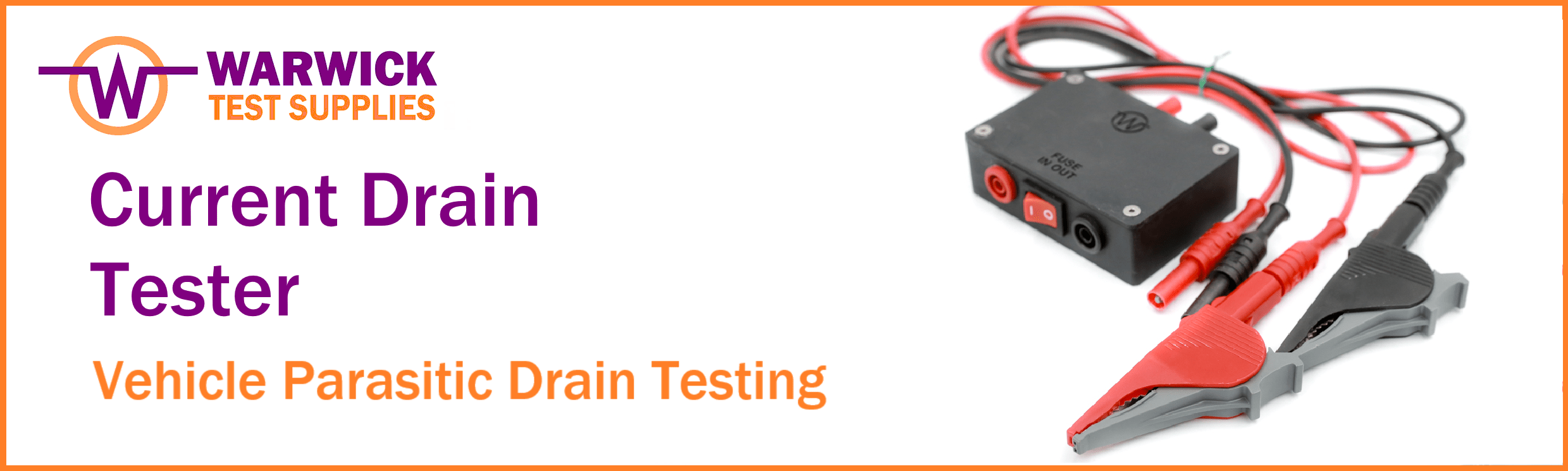 Parasitic Current Drain Vehicle Diagnostics Warwick Test Supplies