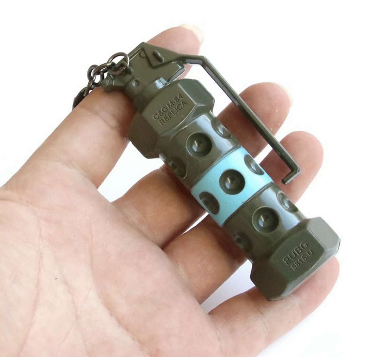 Mini Flash Bang Grenade Keychain Keyring WARZONE Keychains