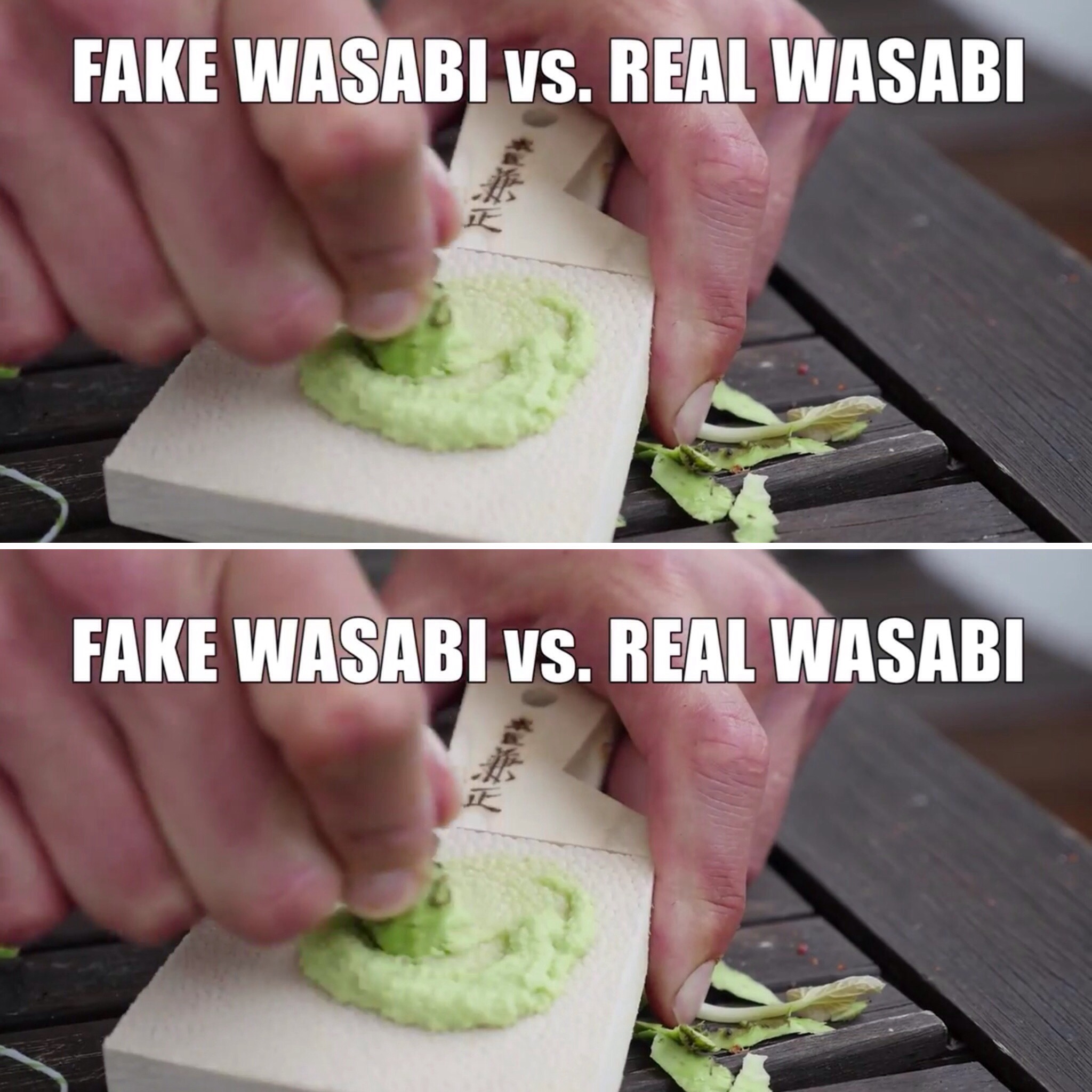 Real Wasabi vs Fake Wasabi Wasabi Wasabi4You
