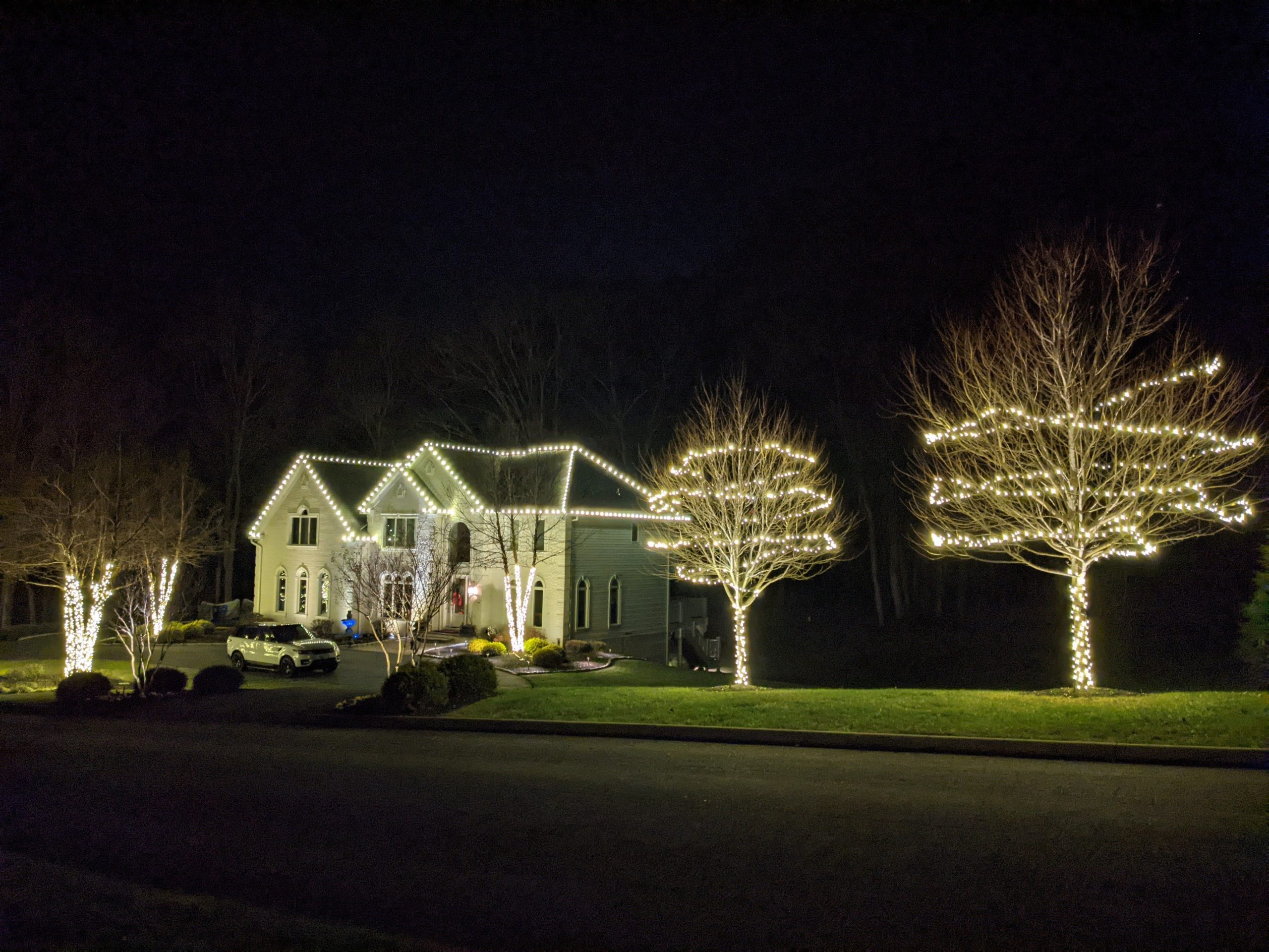 Christmas Light Installers Washed Out Pressure Washing