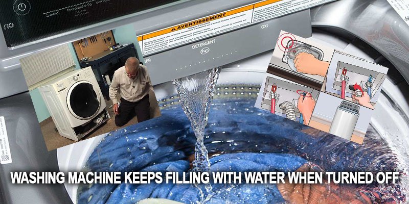 How to empty a washing machine full of water Washer and dishwasher