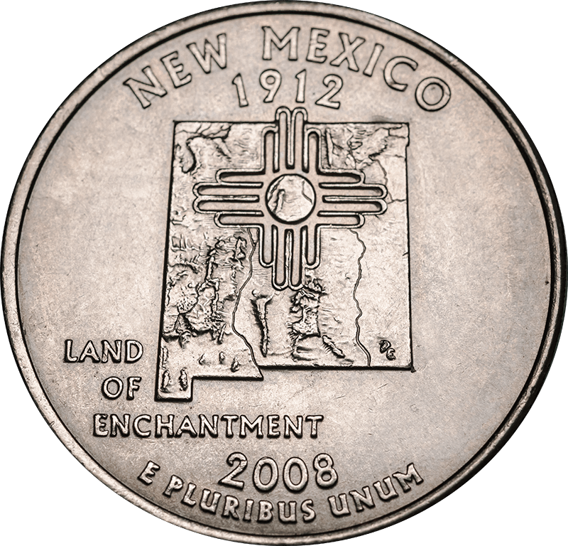 2008 S New Mexico State Quarter Value