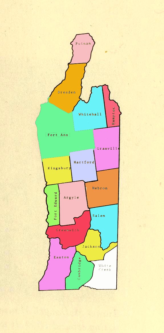 Current Map of Washington County Townships