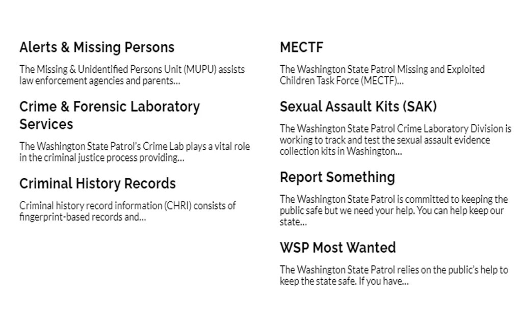 Free Washington Records Search (Marriage, Divorce, Warrants)