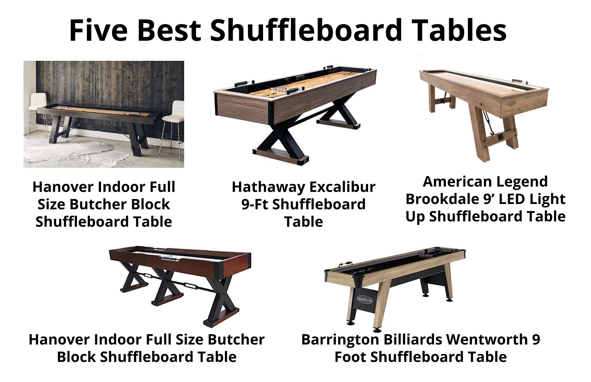 A Walkthrough To The Best Shuffleboard Table Today Choose The Finest