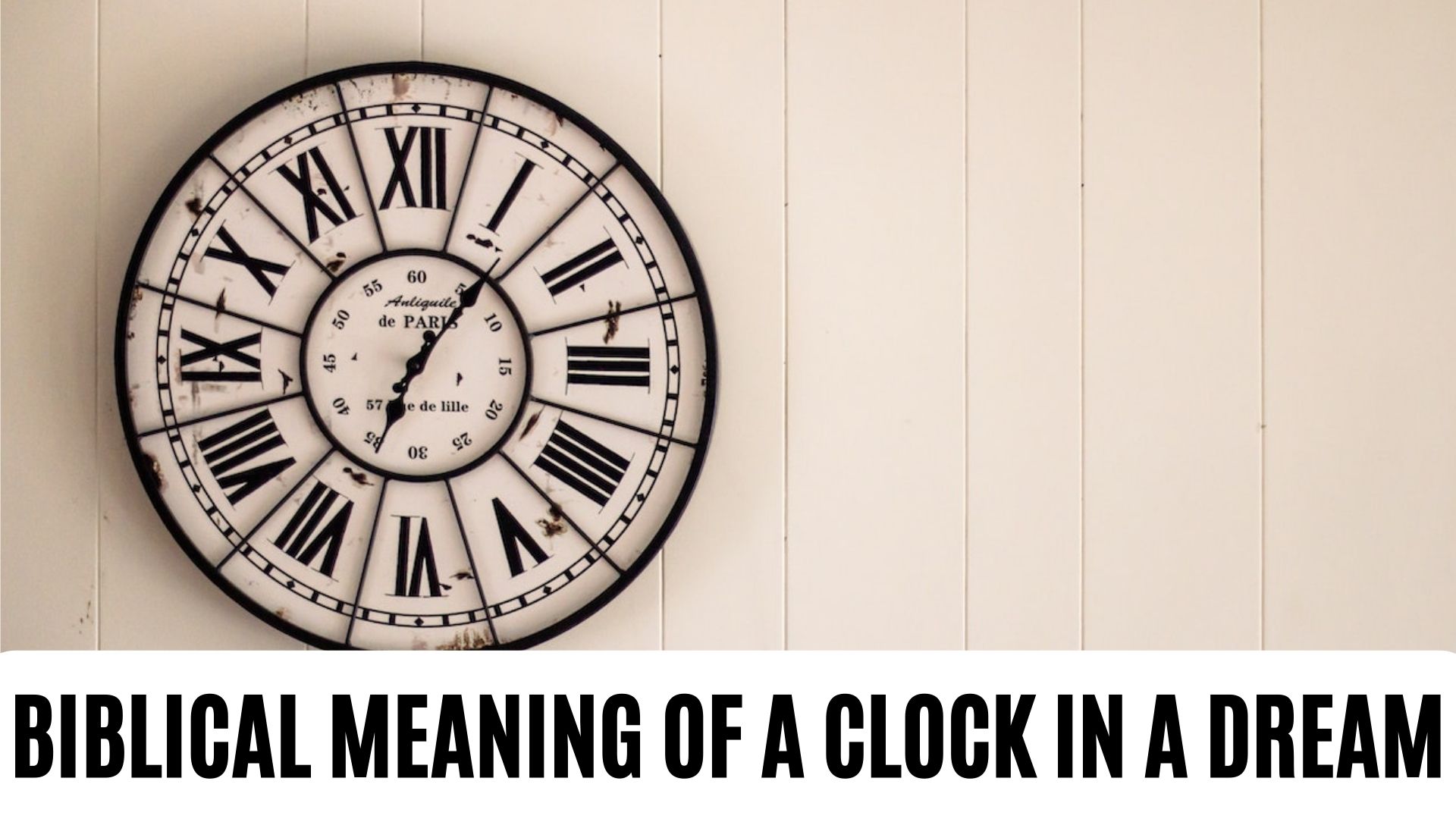 Biblical Meaning Of A Clock In A Dream Symbolize New Opportunities