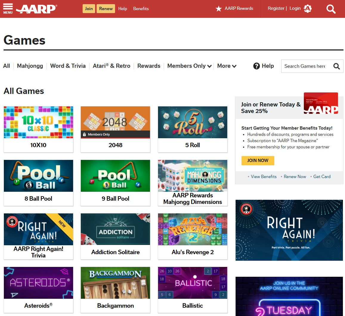 Best 7 AARP Games You Should Play In 2023(01)