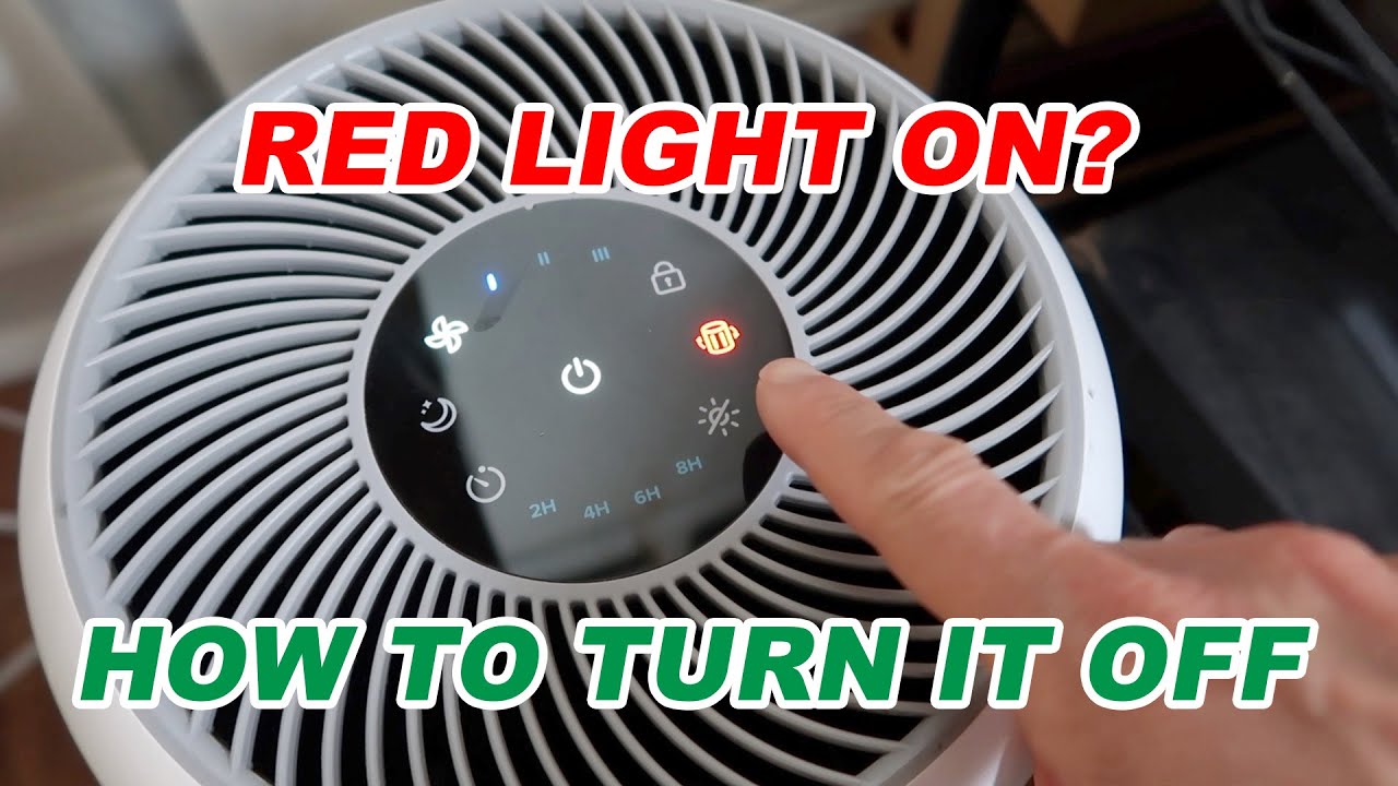 Levoit Air Purifier Red Light Understanding And Troubleshooting Guide