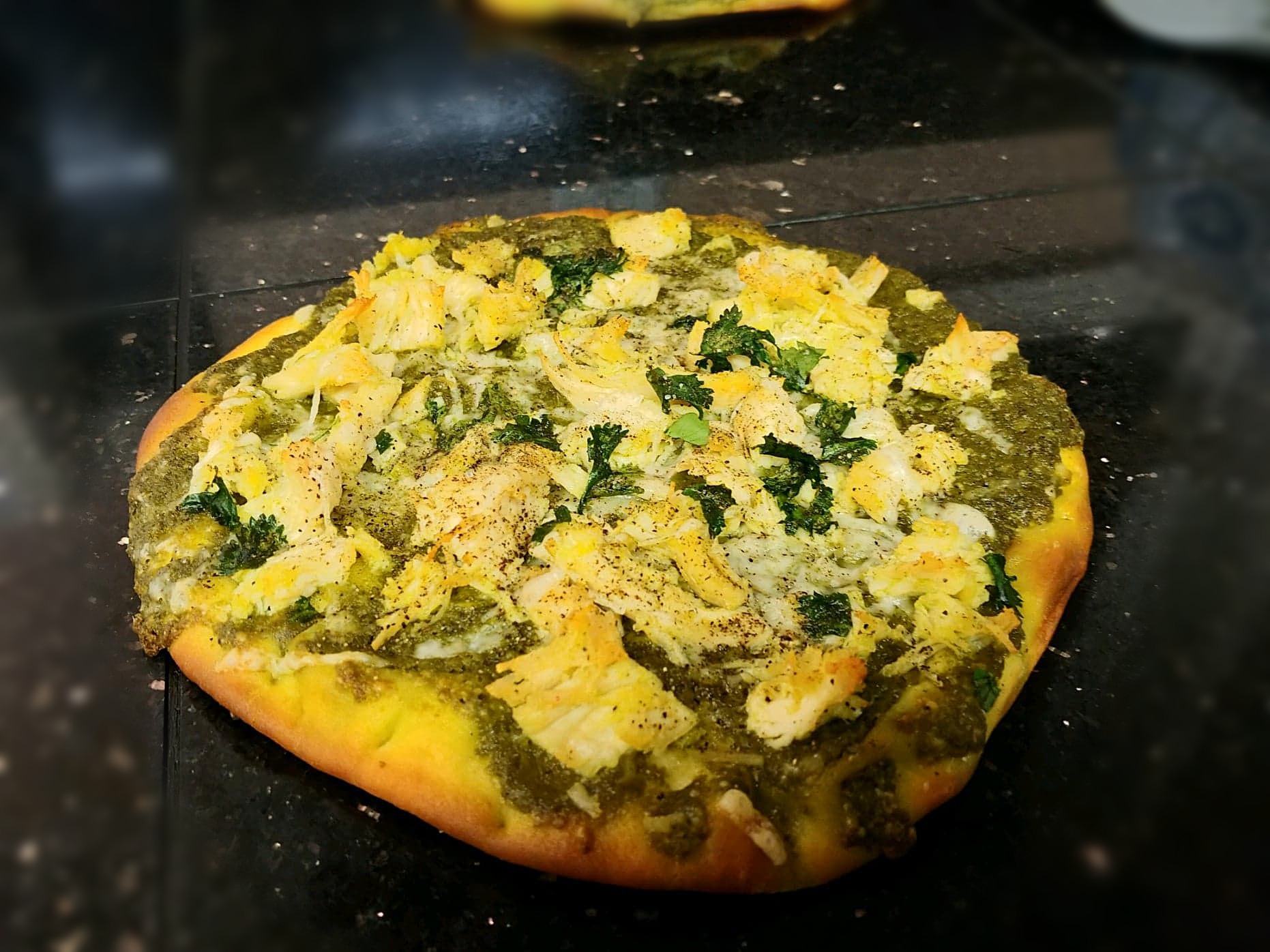 Pesto Chicken Flatbread Recipe With Homemade Pesto Sauce