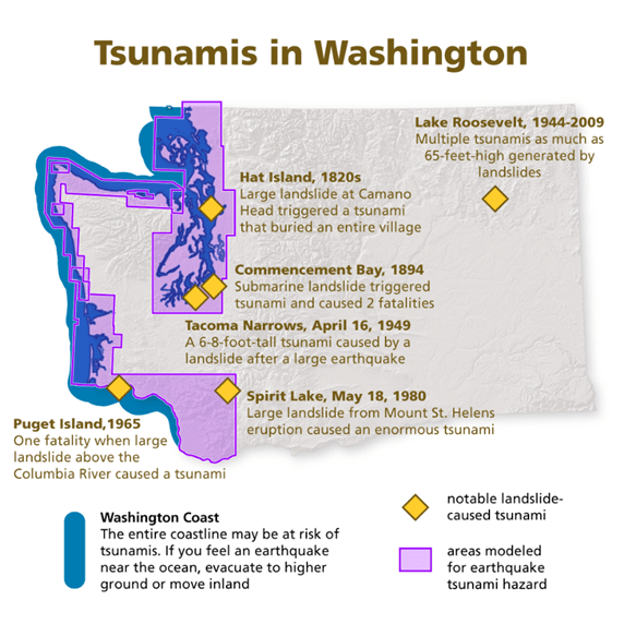 New educational web guide for tsunami preparedness WASHINGTON STATE