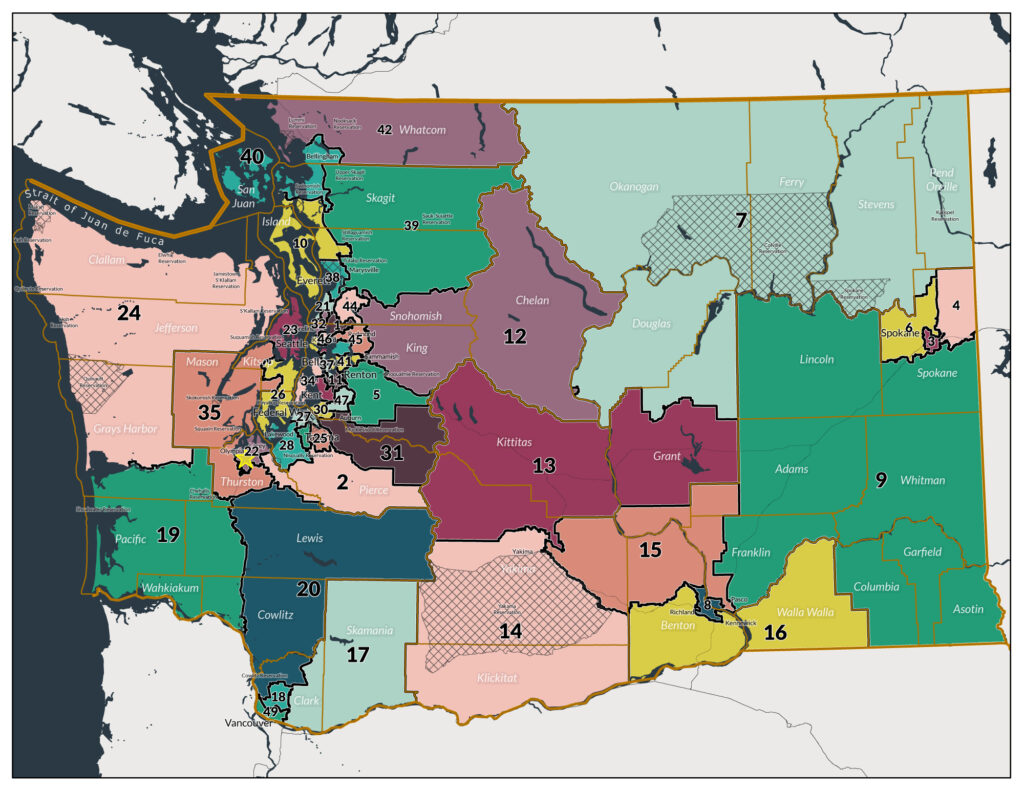How well did WA do with redistricting? New report grades the state's process • Washington State