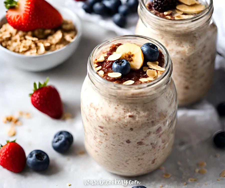 Quick and Easy Blended Overnight Oats Wasian Cookery