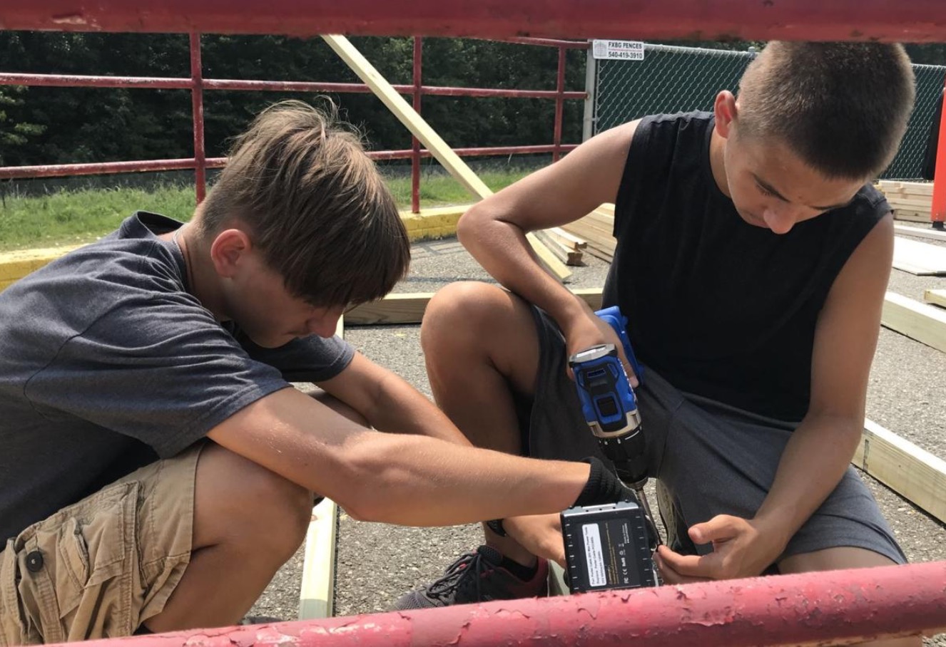 Stafford County, VA Students Build EWaste Shed at Regional Landfill to