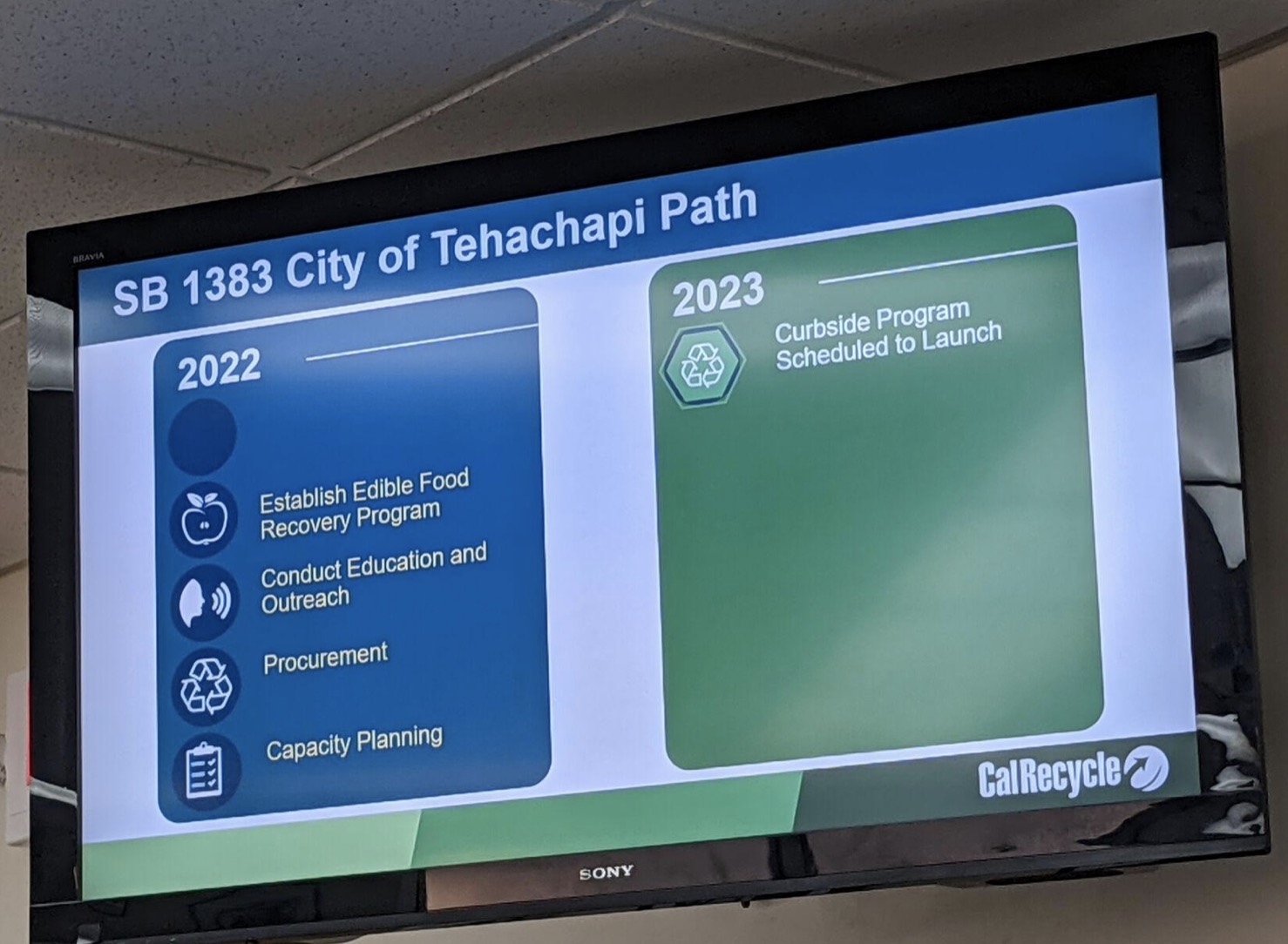Tehachapi, CA City Council Prepares for StateMandated Organic Waste