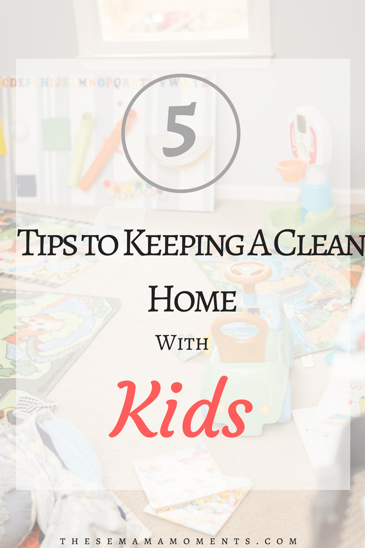 How To (attempt to) Keep Your Home Clean With Kids - Waste Less, Wander ...