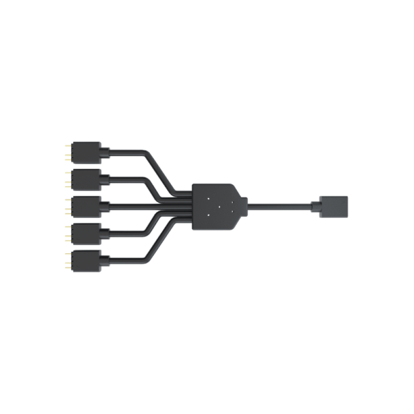 COOLERMASTER CABLE ADDRESSABLE RGB 3PIN 1TO5 SPLITTER watanimall
