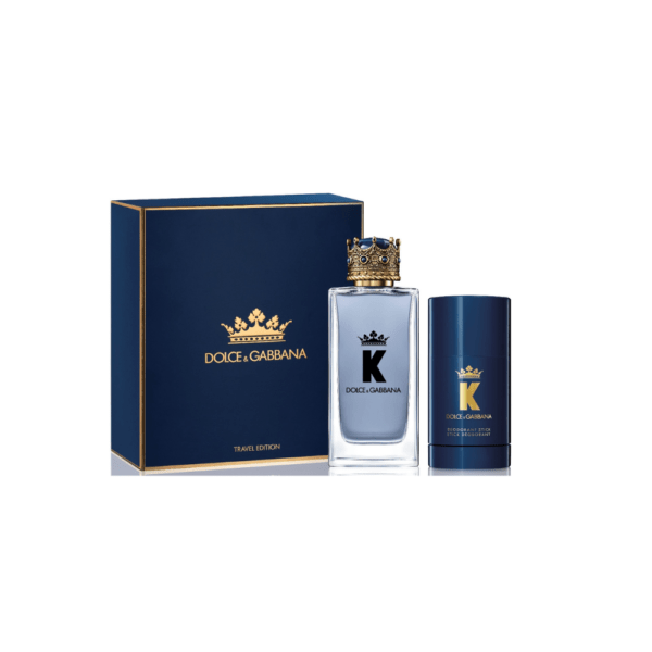 DOLCE & GABBANA KING SET MEN EDT 100ML + DEO STICK 75G watanimall