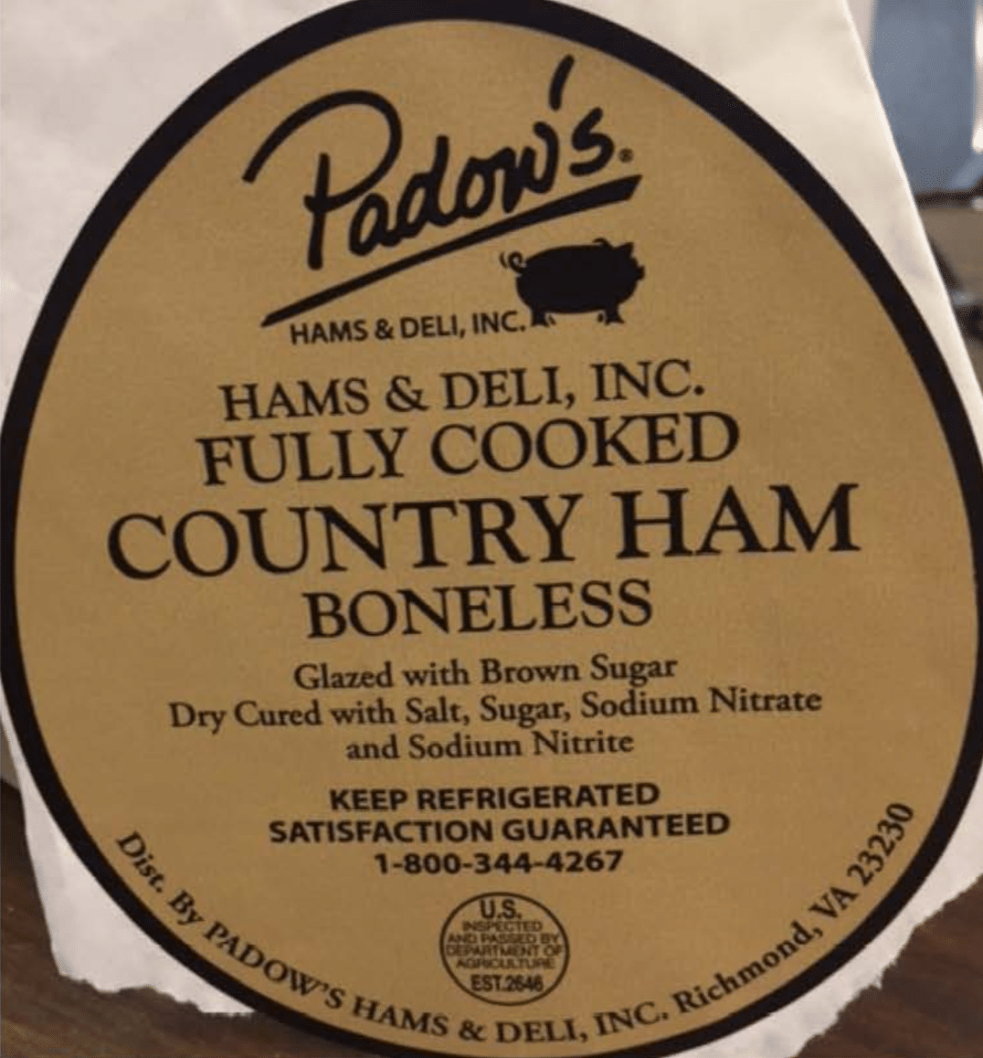 Certain Produced Goodnight Brothers Country Ham Among Over 89,000