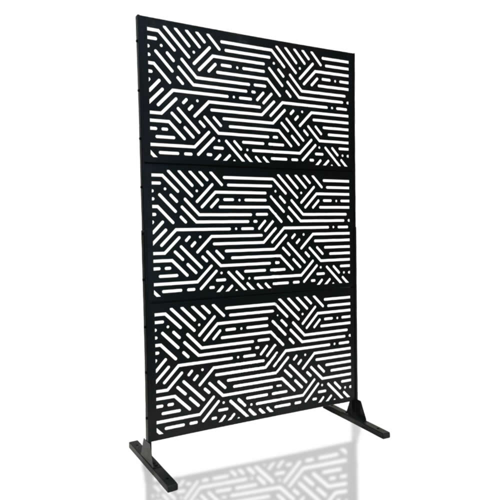 Metal Privacy Screen Divider Digitalized Watbick