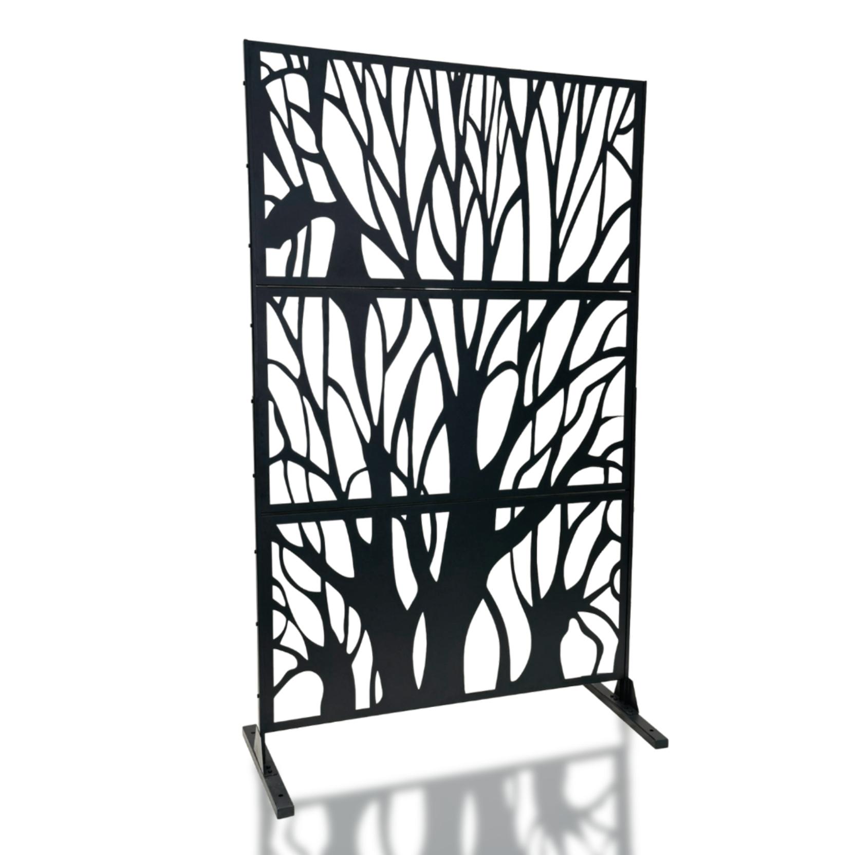 Metal Privacy Screen Divider Tree Watbick