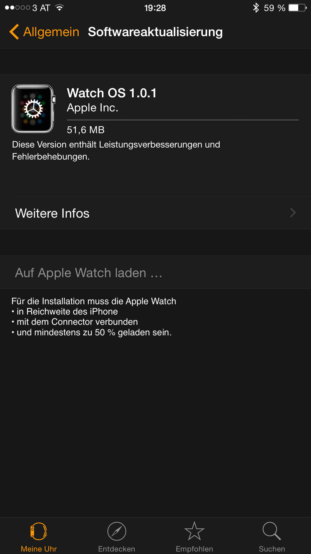 Herunterladen von Watch OS 1.0.1, Fabian Geissler, Hack4Life