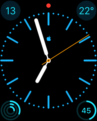 Watch Face: Farbe - Blau, Fabian Geissler, Hack4Life