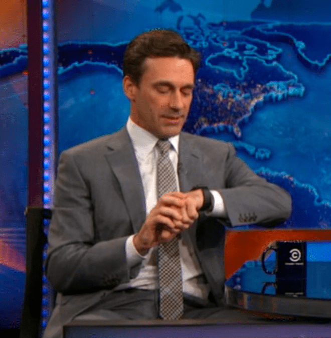 Don Draper (Jon Hamm) Wears an Apple Watch Watchaware