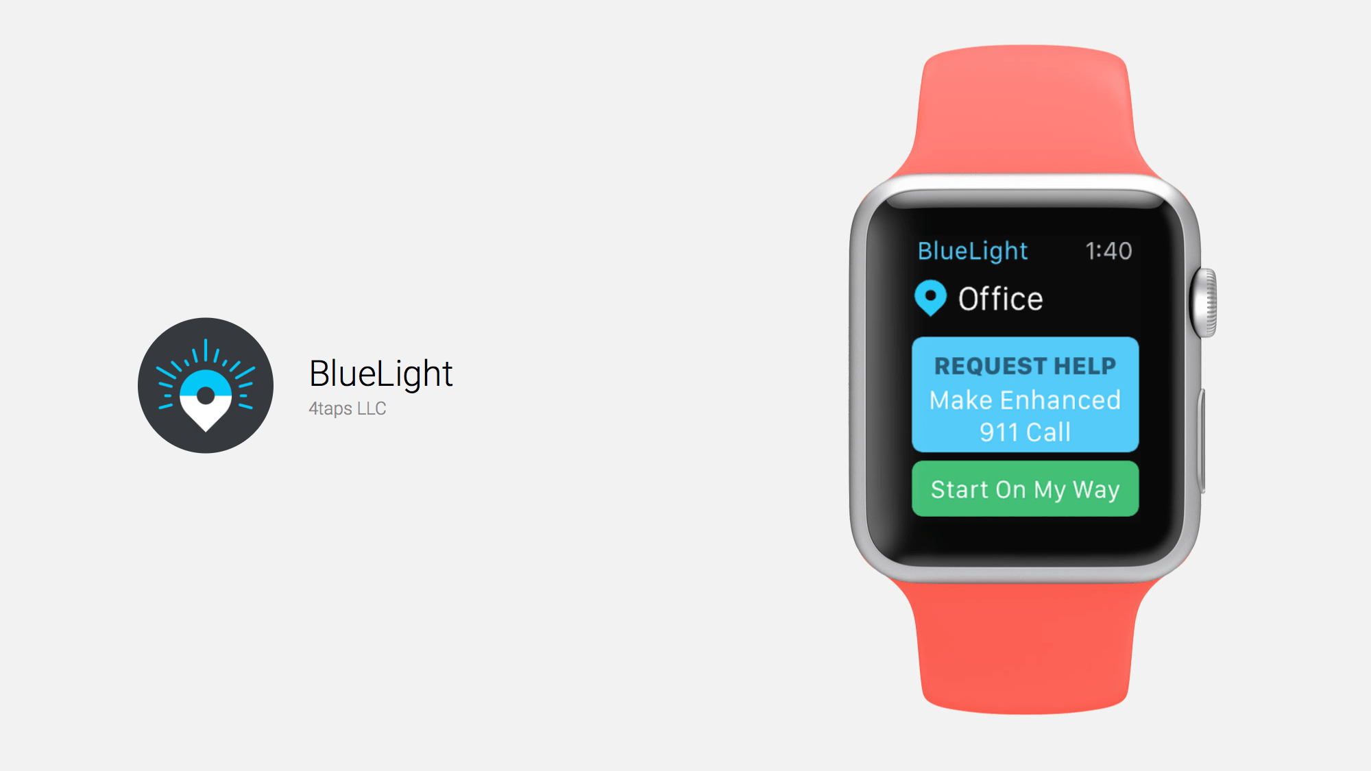 BlueLight Apple Watch App Lets You Contact 911 From Your Wrist Watchaware