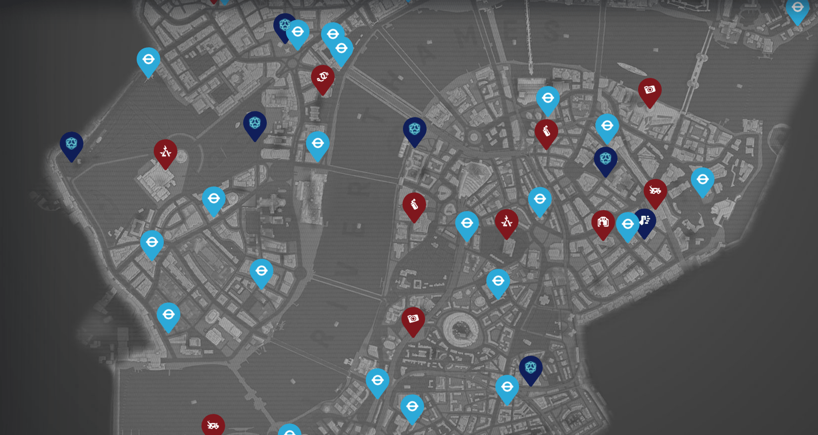Watch Dogs Legion Interactive Map collectibles, locations and more!
