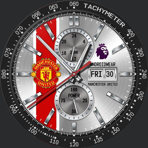 Manchester United Modular Racer By Ml WatchFaces for Smart Watches