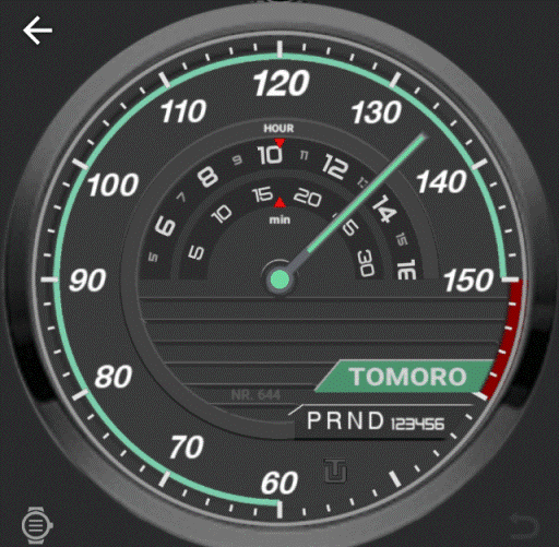 Nr. 644 Speedometer WatchFaces for Smart Watches