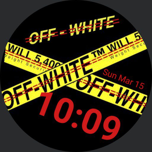 Off White Watch WatchFaces for Smart Watches