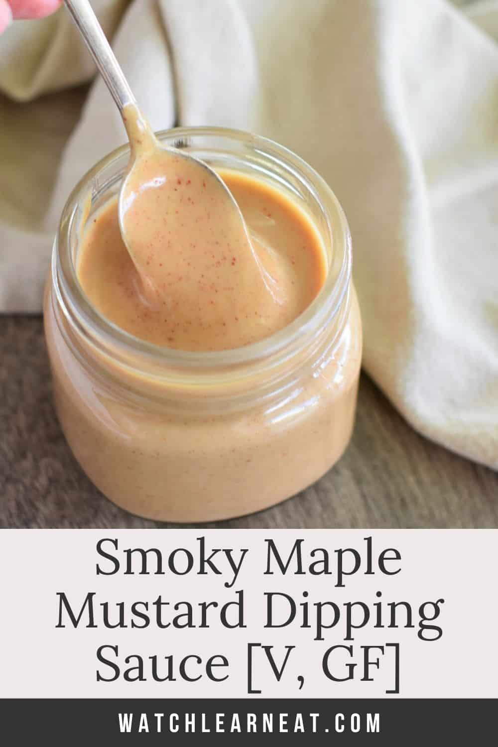 Maple Mustard Dipping Sauce [Dip for Sweet Potato Fries] Watch Learn Eat