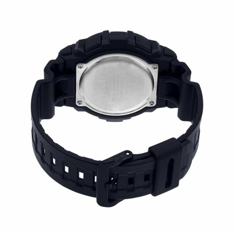 CASIO AEQ200W2AVDF Men's Grey Dial Chronograph Black Rubber Watch