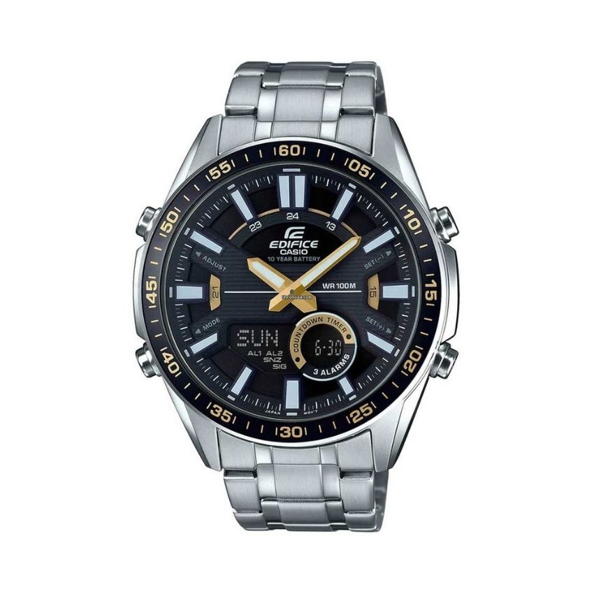 CASIO EDIFICE EFVC100D1BVDF Men’s MultiFunctional Black/Gold Dial